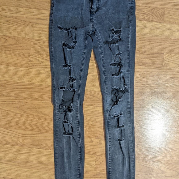 High waist skinny black jeans - Picture 2 of 3